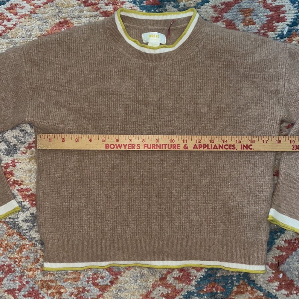Maeve Colorblocked Cashmere Sweater - 100 cashmere, medium *** fits like a small
